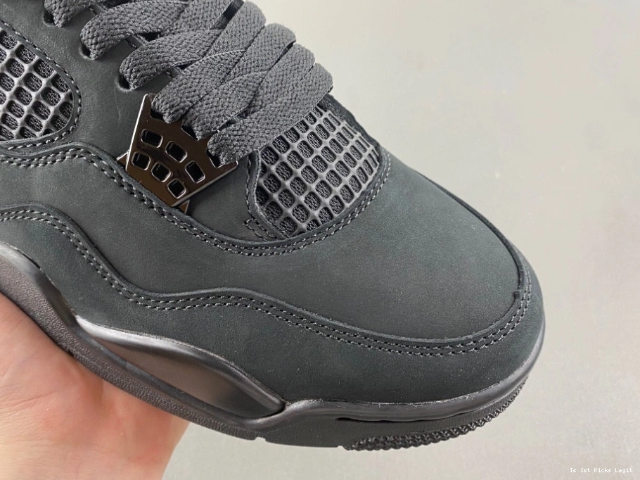 4 (2025) FV5029-010 Cat Retro Jordan Men's Black  1018